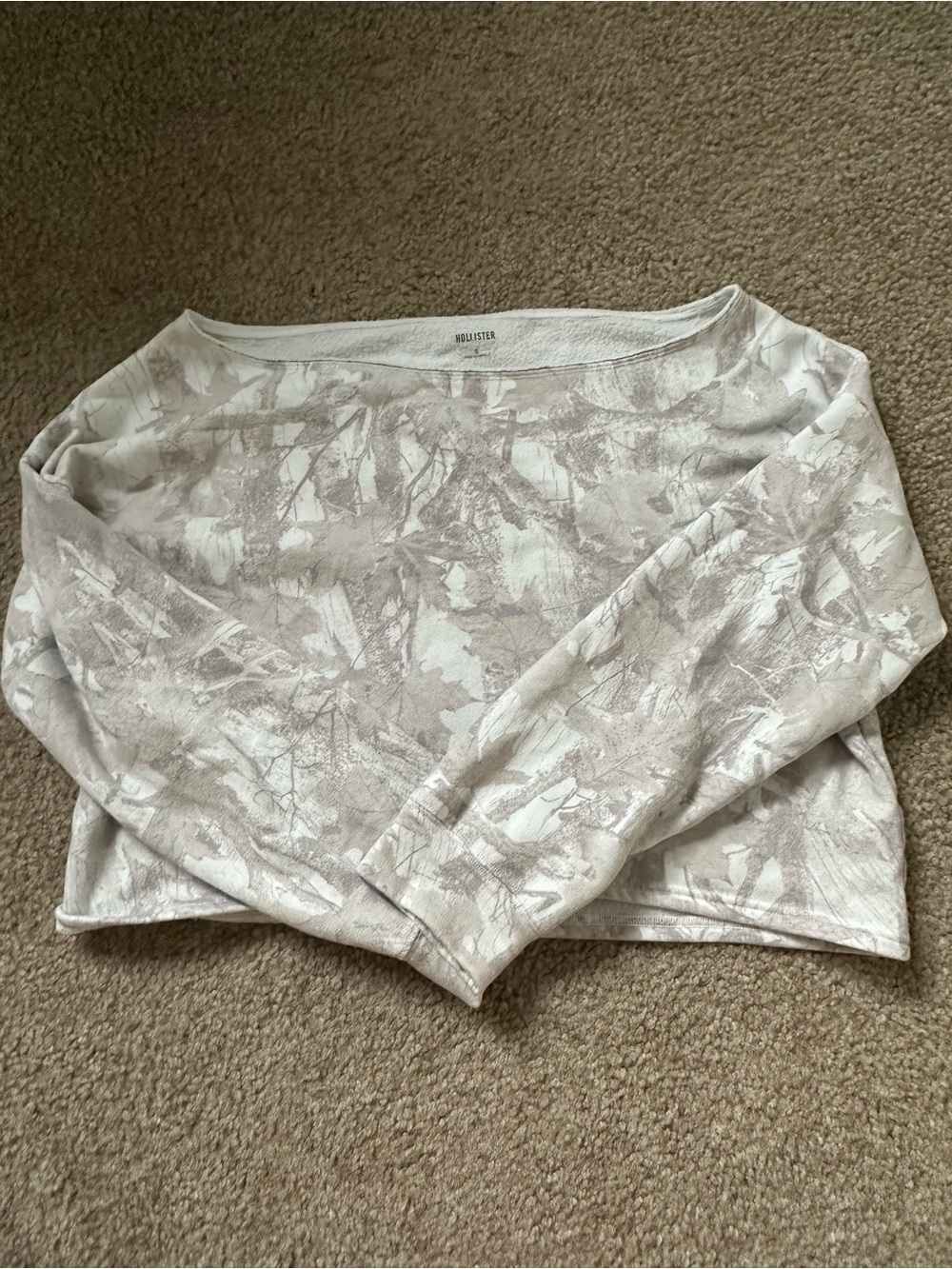 Hollister cropped sweatshirt